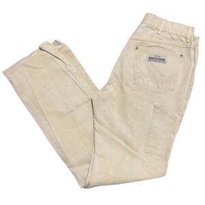 Schaefer Ranch Hand Canvas Pants Mens 32x34 Straight Brown Workwear Outdoor USA